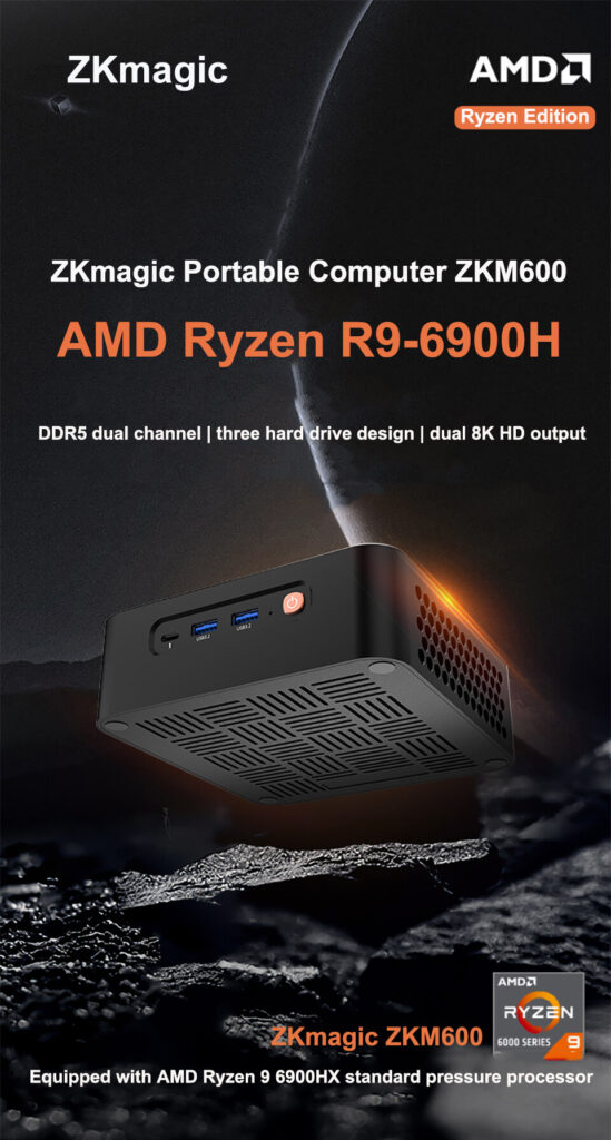 AMD Ryzen 9 6900HX, DDR5, 8K Display