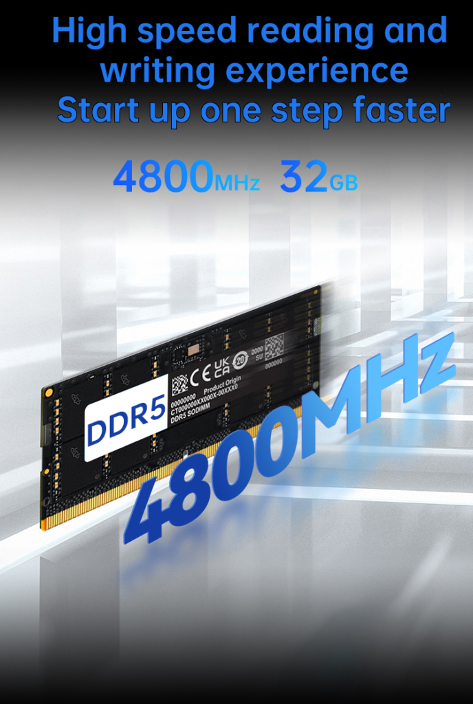 High speed reading and writing experience Start up one step faster