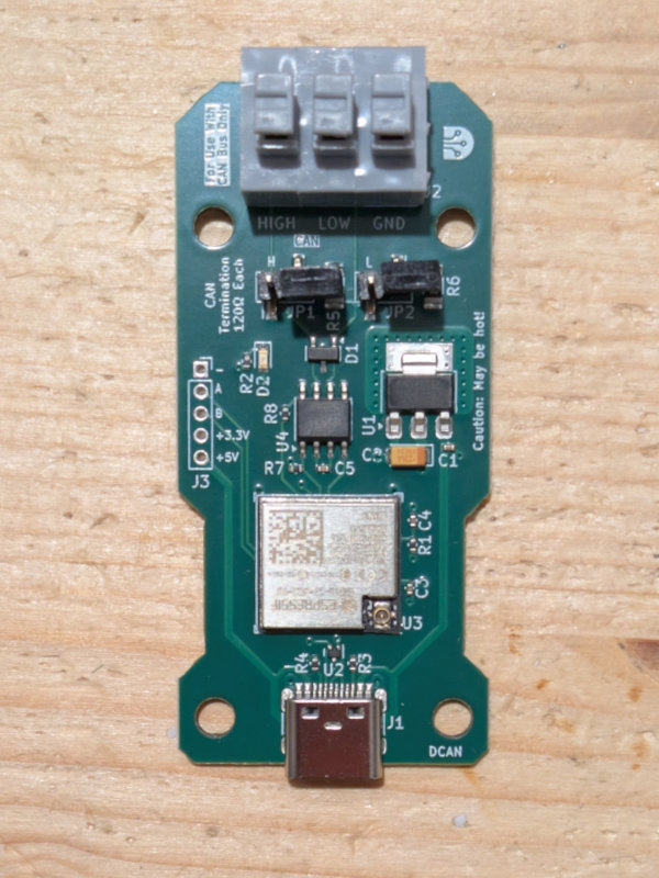 CAN 2.0B port