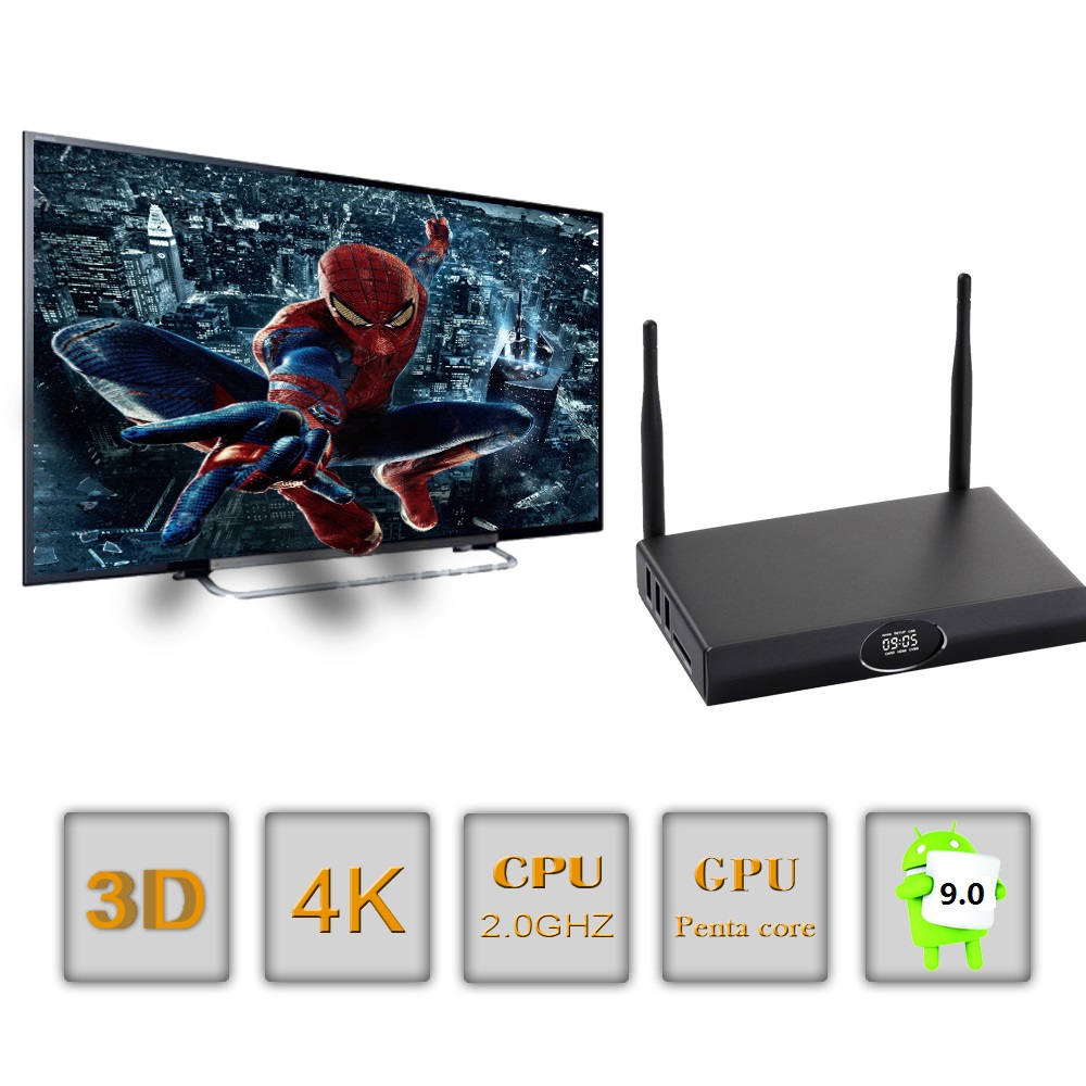 2.0GHz CPU, Penta-core GPU, Android 9.0