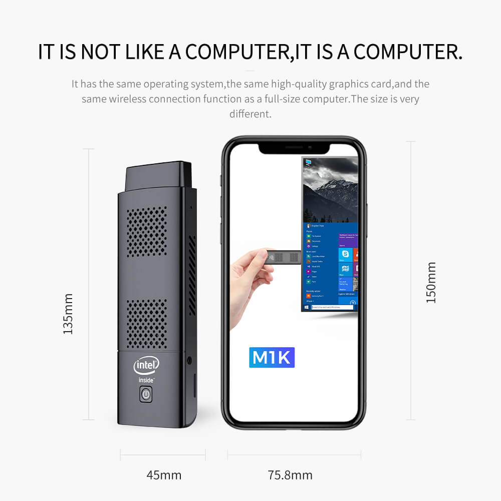 Compact M1K PC Stick