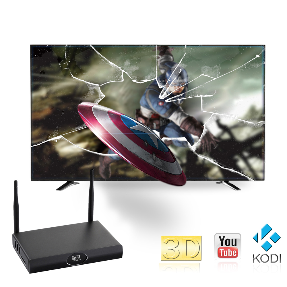 Compatible with YouTube and Kodi