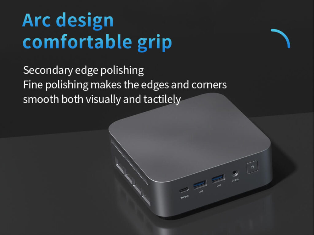 Curved Design - Polished Edges for a Comfortable Grip