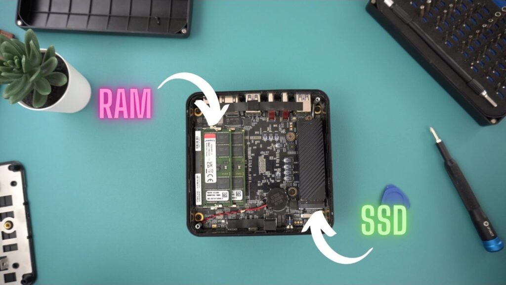 How can I improve my fanless mini PC's performance after upgrading to an SSD