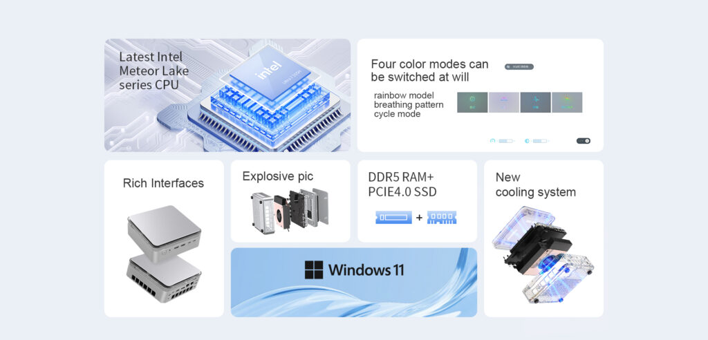Intel Meteor Lake, RGB Lighting, DDR5, and Windows 11