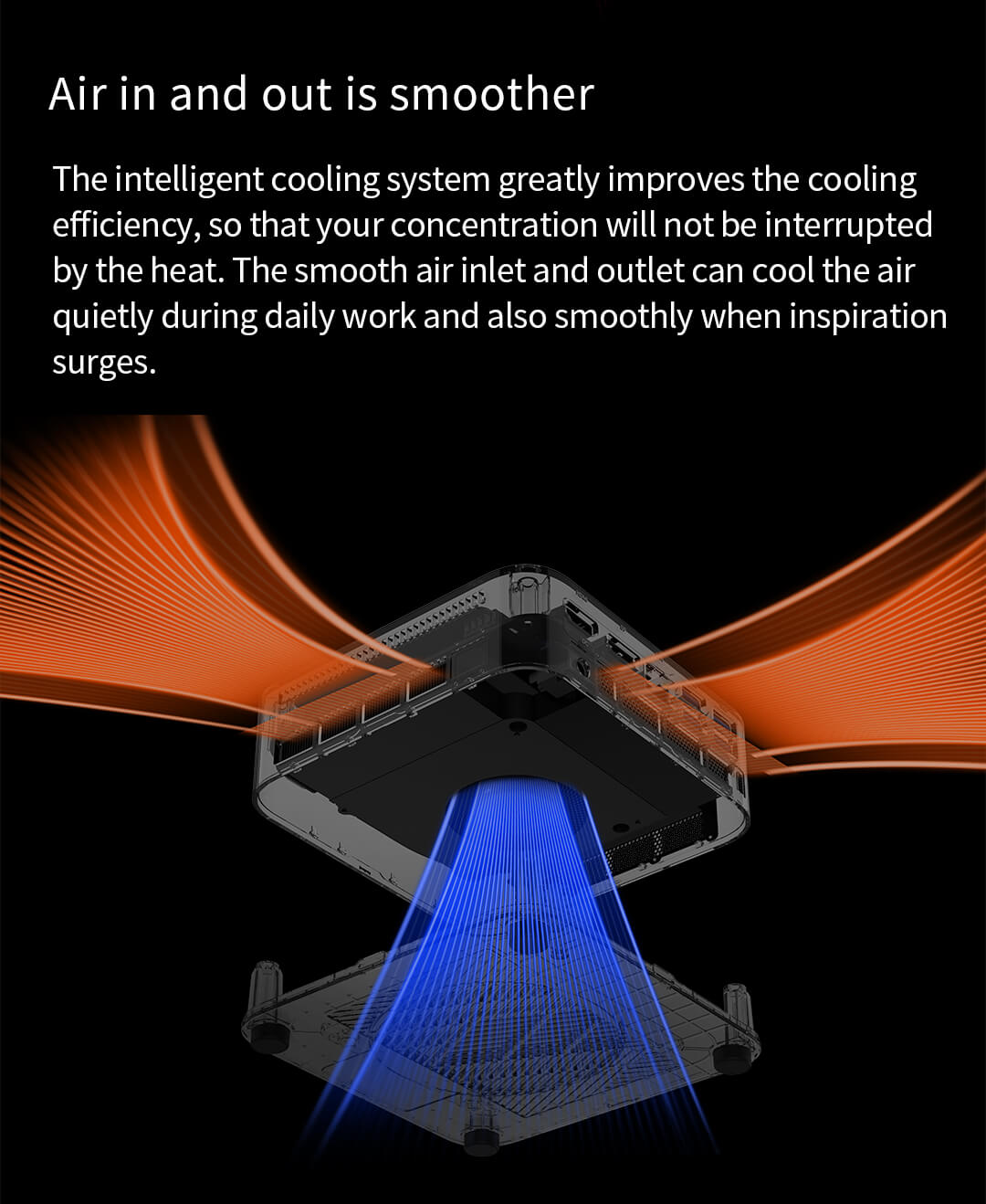 Intelligent Cooling System - Smooth Airflow, Quiet Operation