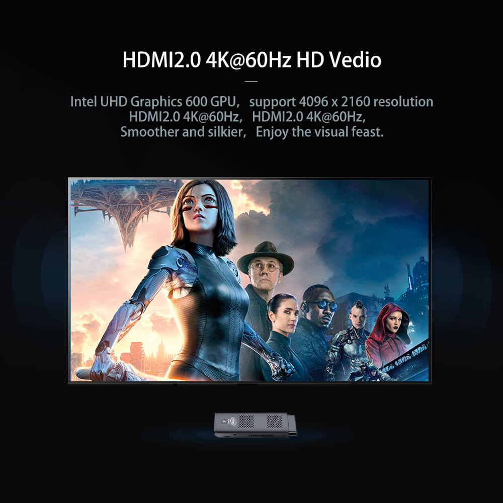 M1K PC Stick 4K@60Hz HDMI 2.0