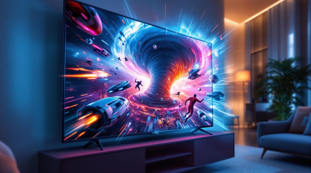 TV 3D visual experience