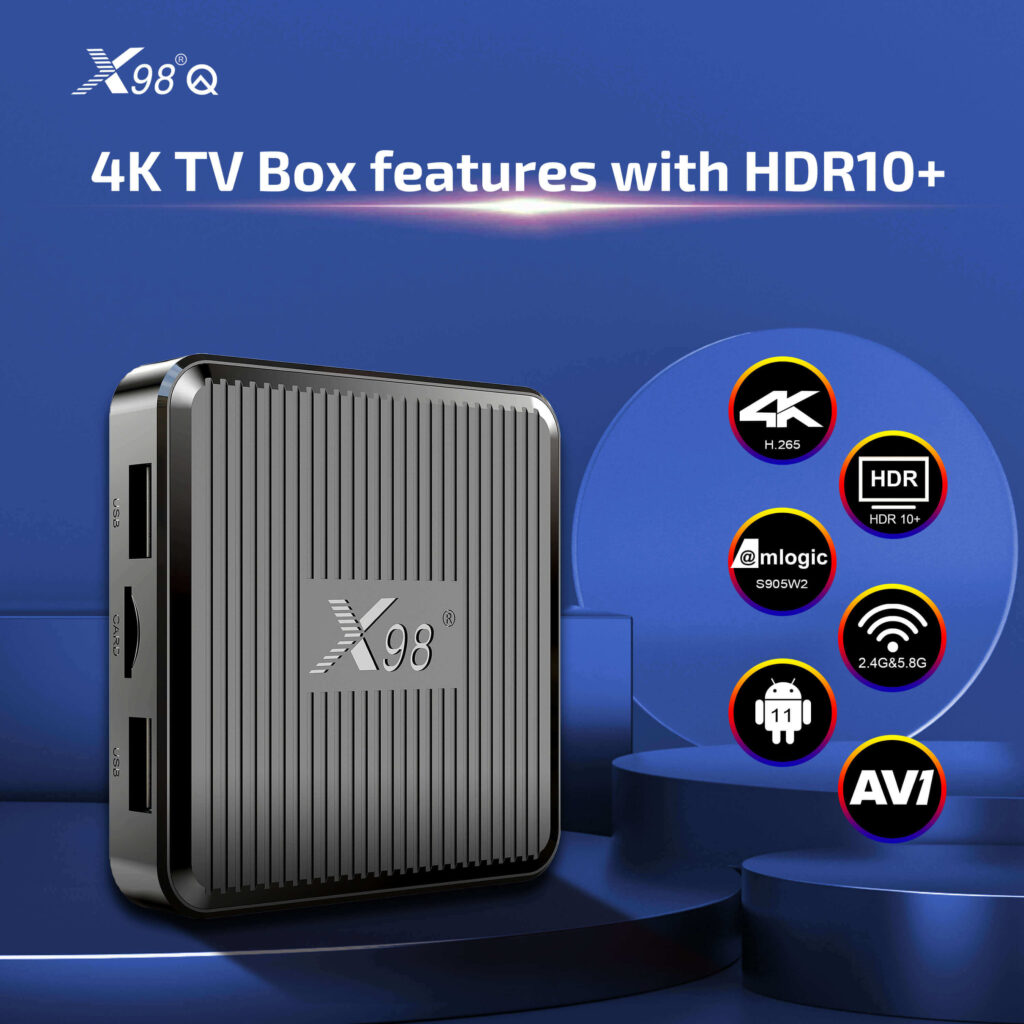 X98Q 4K TV Box with HDR10