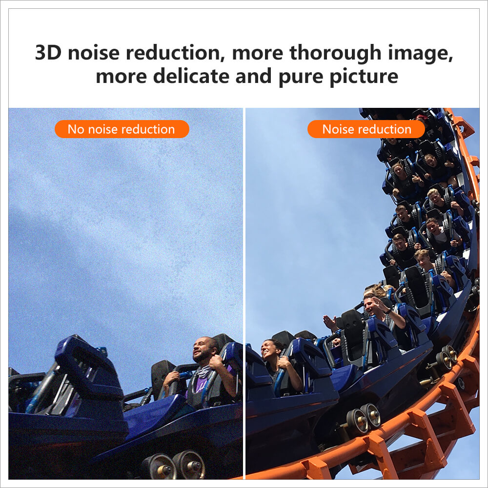 3D Noise-Canceling TV Box for Clarity and Detail