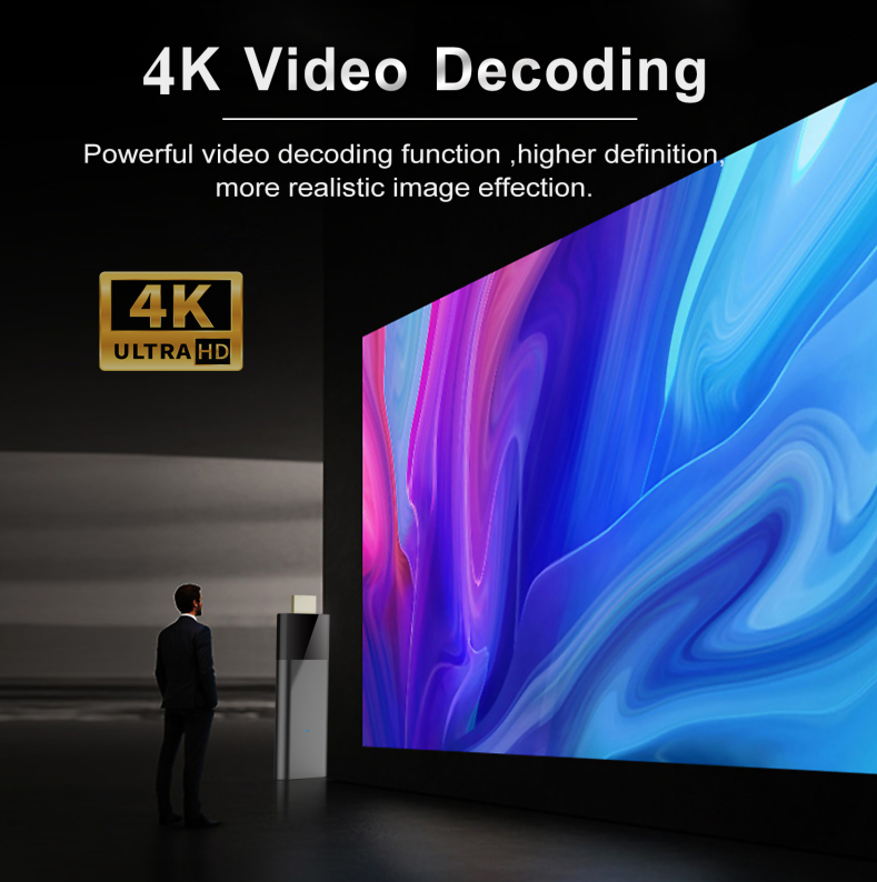 4K Ultra HD Video Decoding Android TV Stick - High-Definition Lifelike Picture