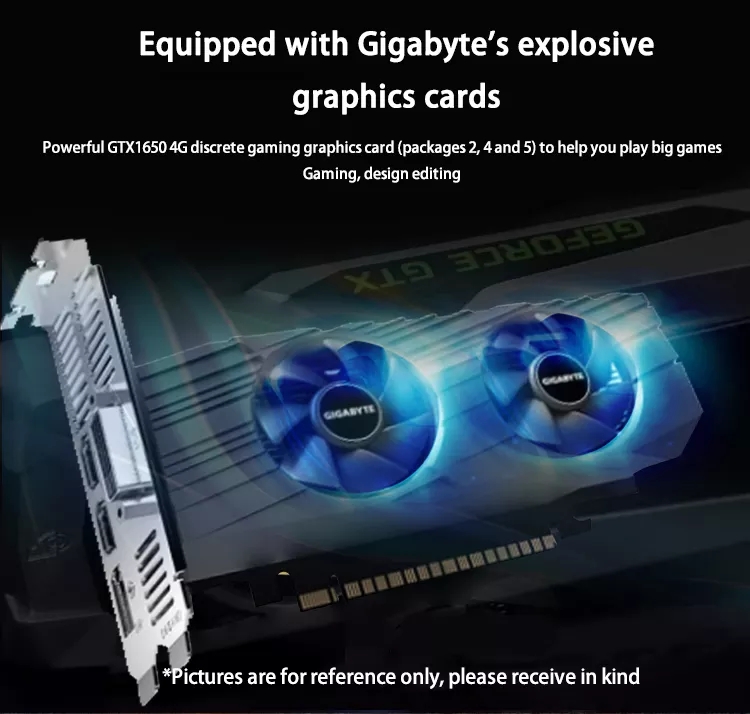 Gigabyte GTX1650 4G Mini PC – Discrete GPU for Gaming, Design & Graphics-Intensive Tasks