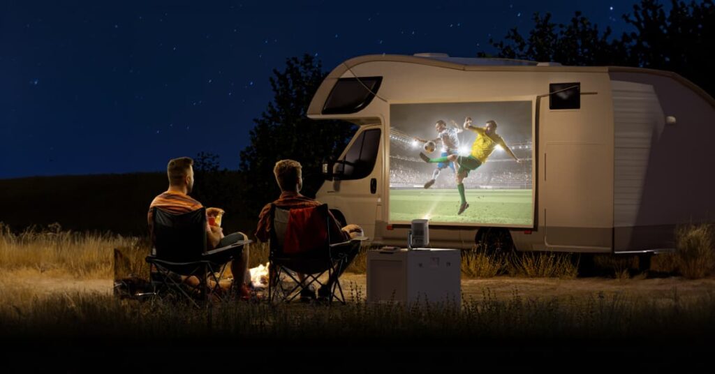 Outdoor Projector Design and Portability for Outdoor Applications